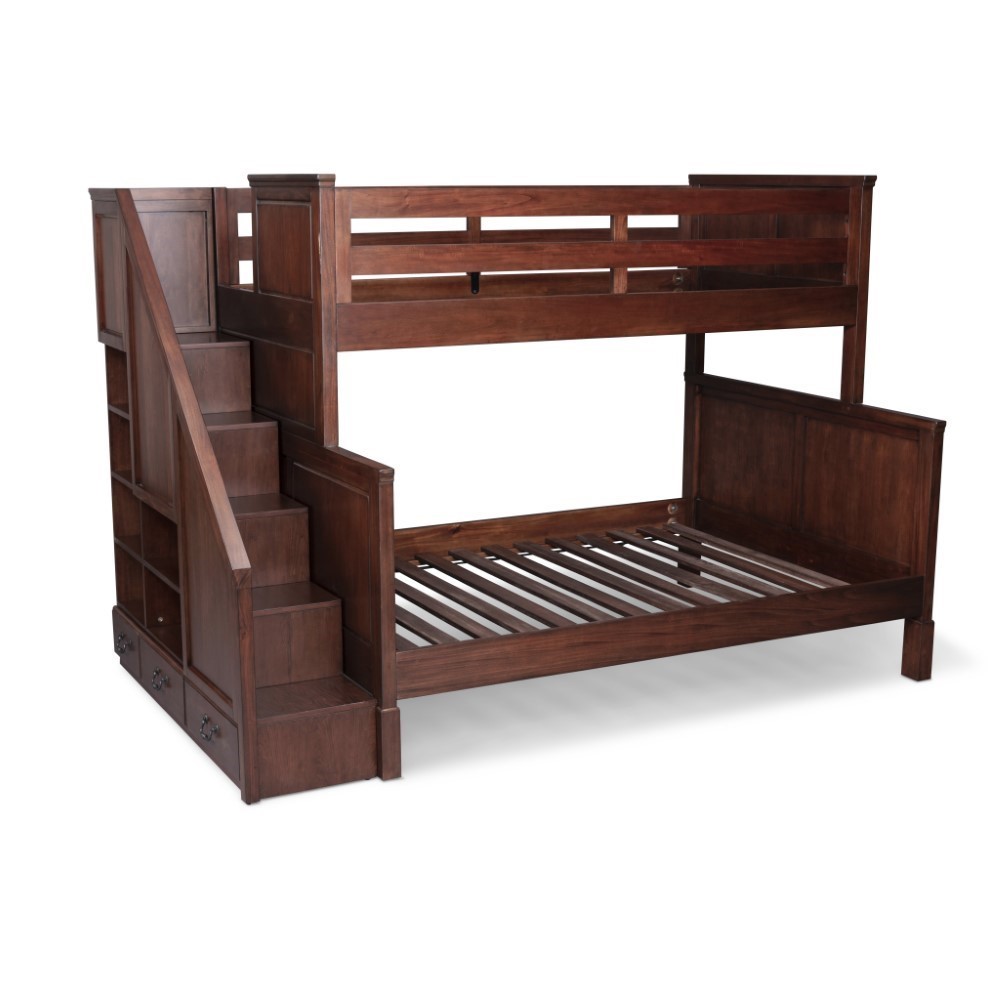 Homestyles Furniture - Aspen Brown Twin Over Full Bunk Bed - 5520-56 veiw 1
