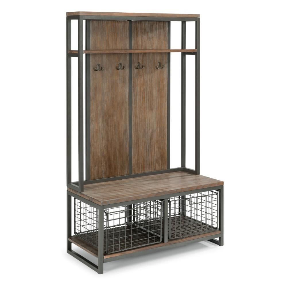 Homestyles Furniture - Barnside Gray Hall Tree - 5053-49 veiw 1