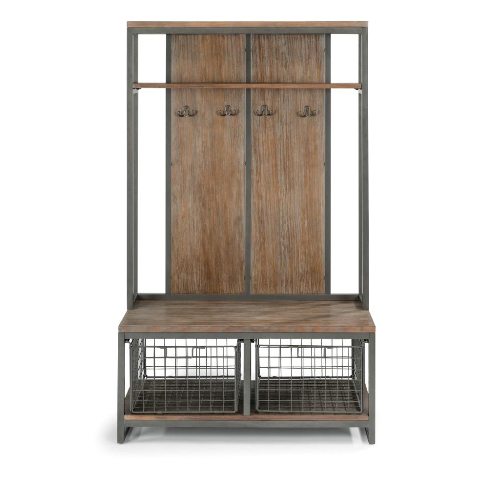 Homestyles Furniture - Barnside Gray Hall Tree - 5053-49 veiw 5