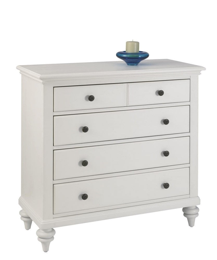 Homestyles Furniture - Bermuda White Chest - 5543-41 veiw 1