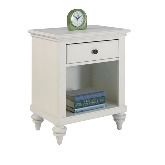 Homestyles Furniture - Bermuda White Nightstand - 5543-42 veiw 1