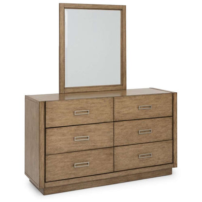 Homestyles - Big Sur Brown Dresser with Mirror - 5506-74 veiw 1