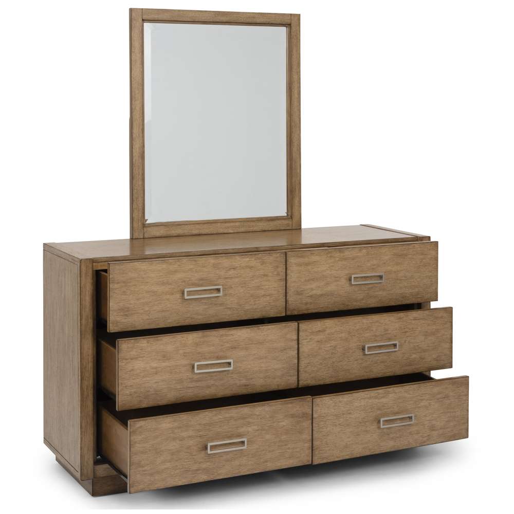 Homestyles - Big Sur Brown Dresser with Mirror - 5506-74 veiw 3