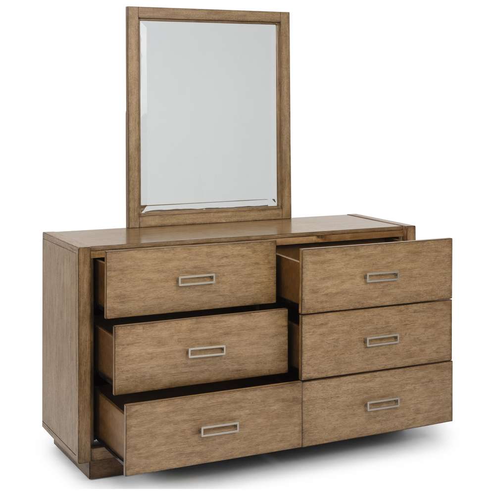 Homestyles - Big Sur Brown Dresser with Mirror - 5506-74 veiw 4