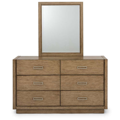Homestyles - Big Sur Brown Dresser with Mirror - 5506-74 veiw 6
