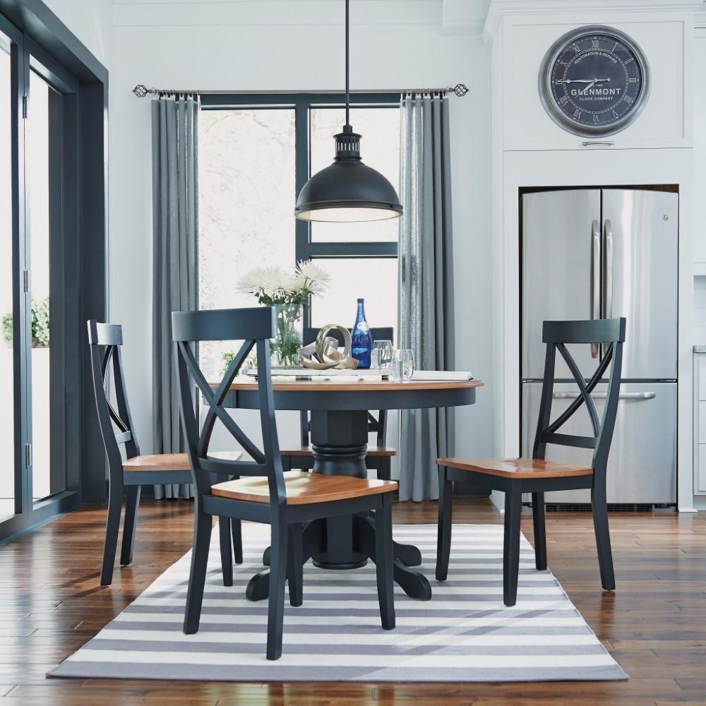 Homestyles Furniture - Bishop Black 5 Piece Dining Set - 5168-318 veiw 1