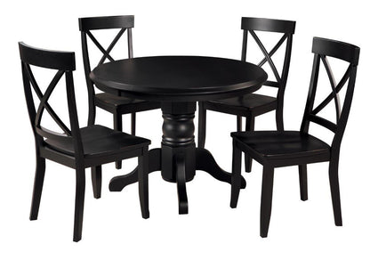 Homestyles Furniture - Blair Black 5 Piece Dining Set - 5178-318 veiw 1