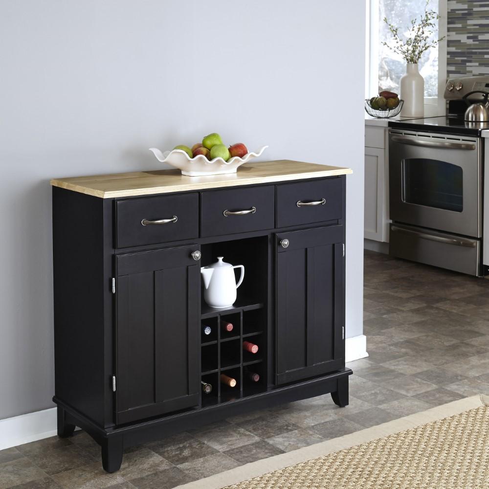 Homestyles Furniture - Buffet of Buffets Black Server - 5100-0041 veiw 2