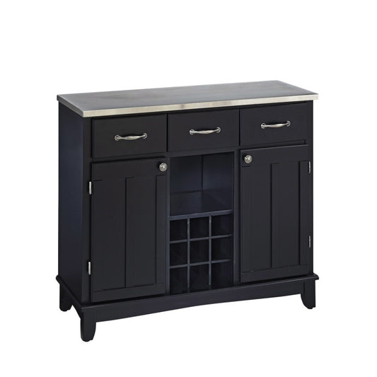 Homestyles Furniture - Buffet of Buffets Black Server - 5100-0043 veiw 1
