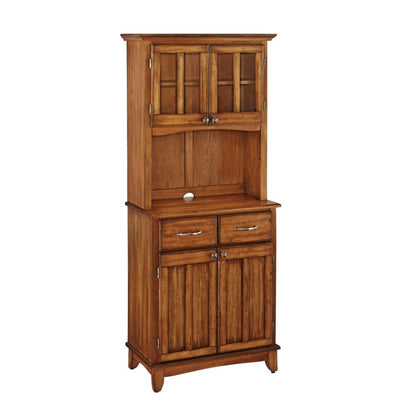 Homestyles Furniture - Buffet of Buffets Brown Server with Hutch - 5001-0066-62 veiw 1