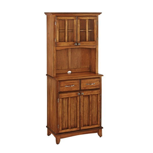 Homestyles Furniture - Buffet of Buffets Brown Server with Hutch - 5001-0066-62 veiw 1