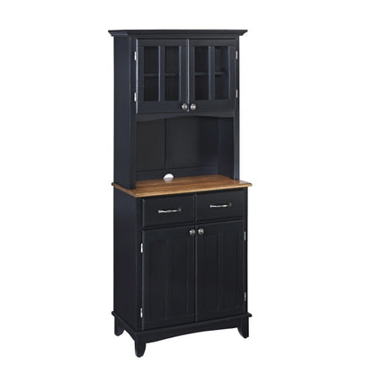 Homestyles Furniture - Buffet of Buffets Black Server with Hutch - 5001-0046-42 veiw 1