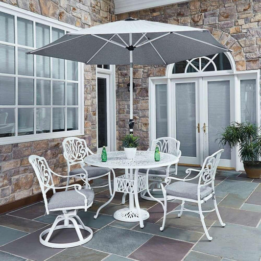 Homestyles Furniture - Capri White 6 Piece Dining Set - 6662-32586 veiw 2