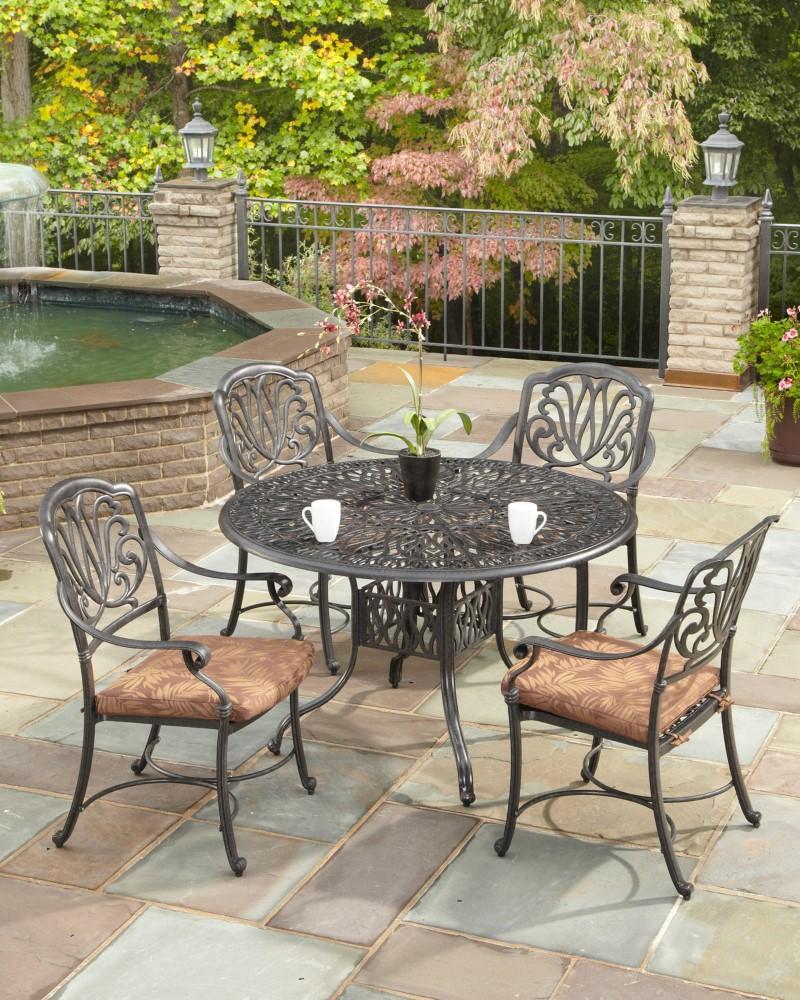 Homestyles Furniture - Capri Gray 5 Piece Dining Set - 6658-328 veiw 2