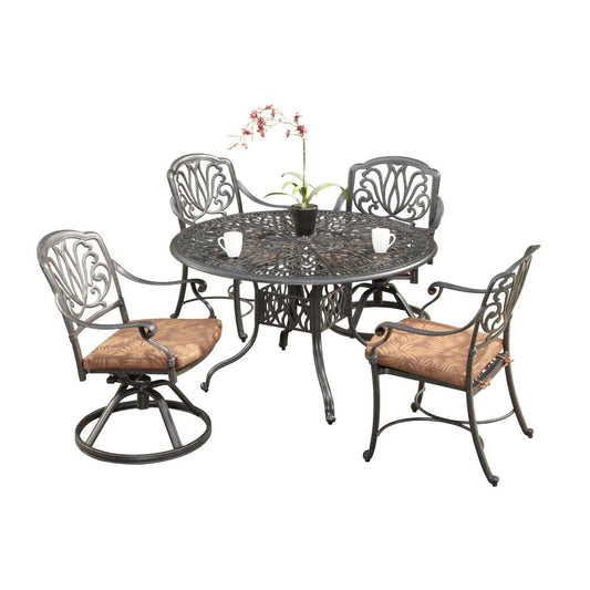 Homestyles Furniture - Capri Gray 5 Piece Dining Set - 6658-3058 veiw 2