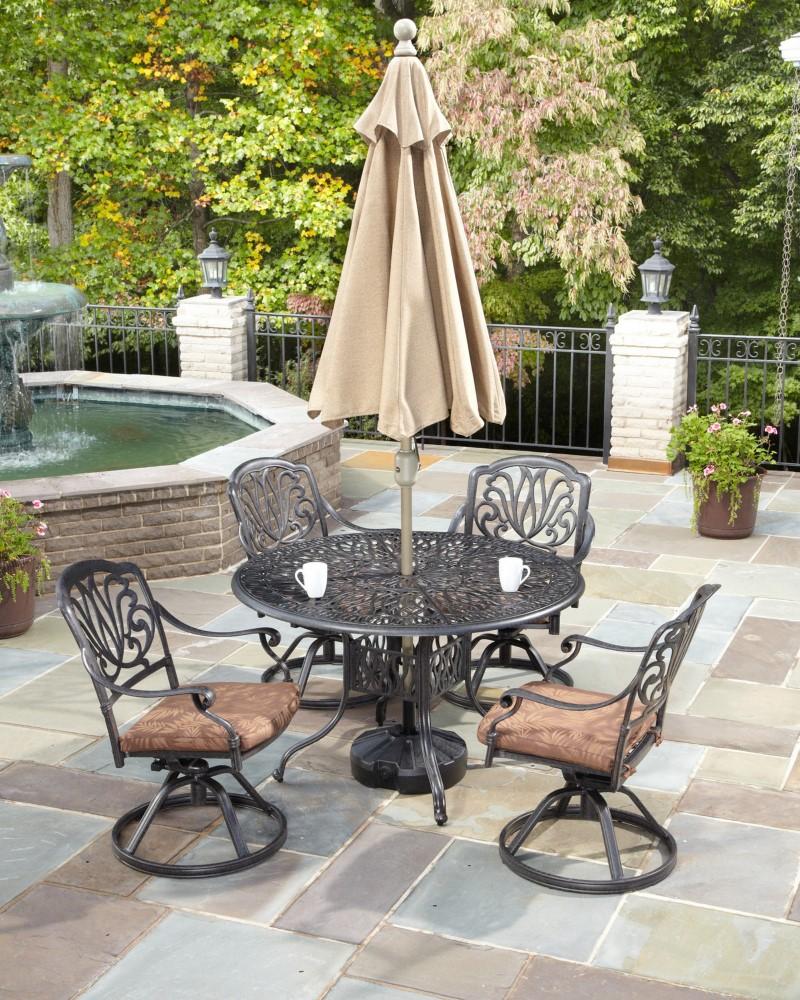 Homestyles Furniture - Capri Gray 5 Piece Dining Set - 6658-3258 veiw 2