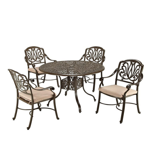 Homestyles Furniture - Capri Taupe 5 Piece Dining Set - 6659-328 veiw 1