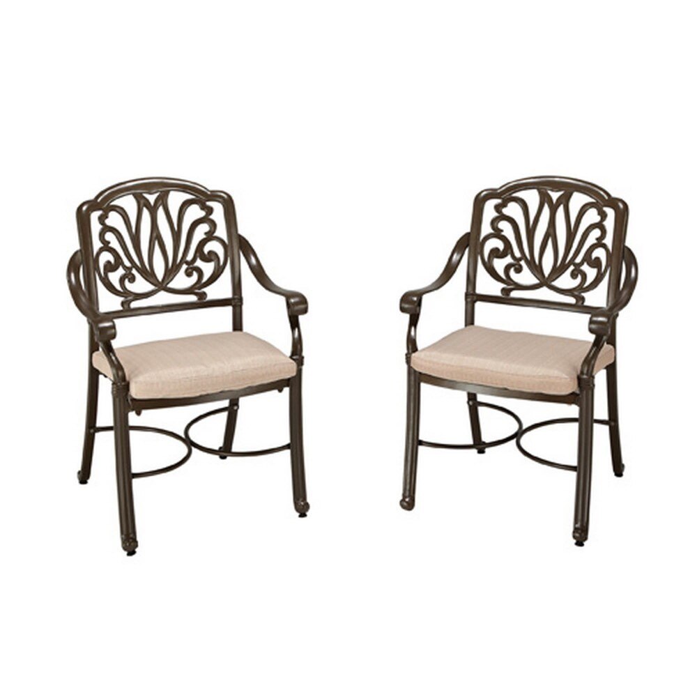 Homestyles Furniture - Capri Taupe Chair (Set of 2) - 6659-80 veiw 1