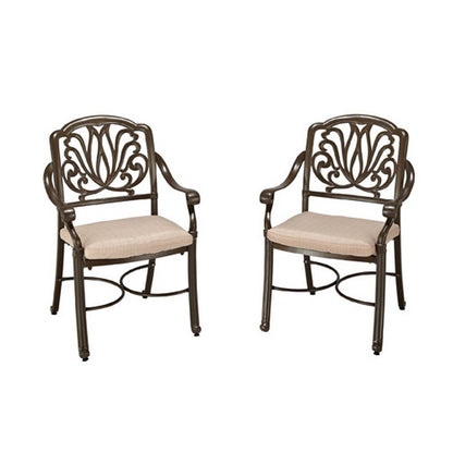 Homestyles Furniture - Capri Taupe Chair (Set of 2) - 6659-80 veiw 1
