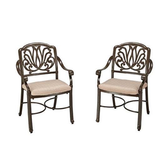 Homestyles Furniture - Capri Taupe Chair (Set of 2) - 6659-80 veiw 1