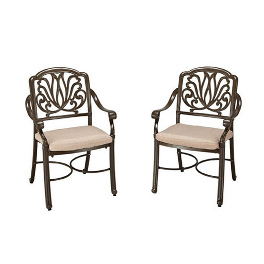 Homestyles Furniture - Capri Taupe Chair (Set of 2) - 6659-80 veiw 2