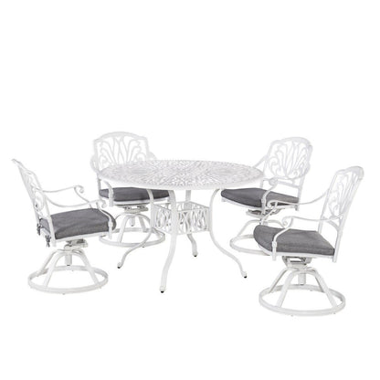 Homestyles Furniture - Capri White 5 Piece Dining Set - 6662-325 veiw 1