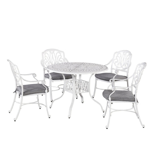 Homestyles Furniture - Capri White 5 Piece Dining Set - 6662-308 veiw 1