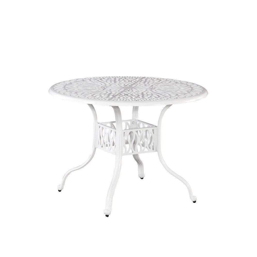 Homestyles Furniture - Capri White 5 Piece Dining Set - 6662-308 veiw 3