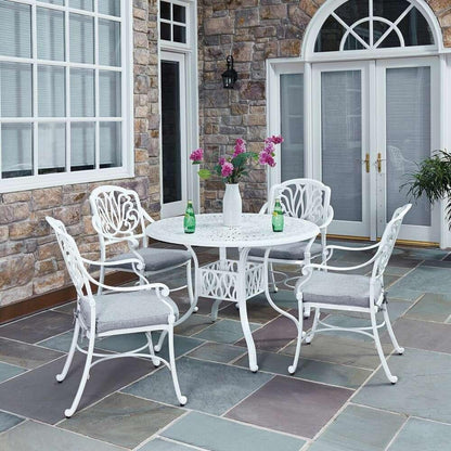 Homestyles Furniture - Capri White 5 Piece Dining Set - 6662-308 veiw 4