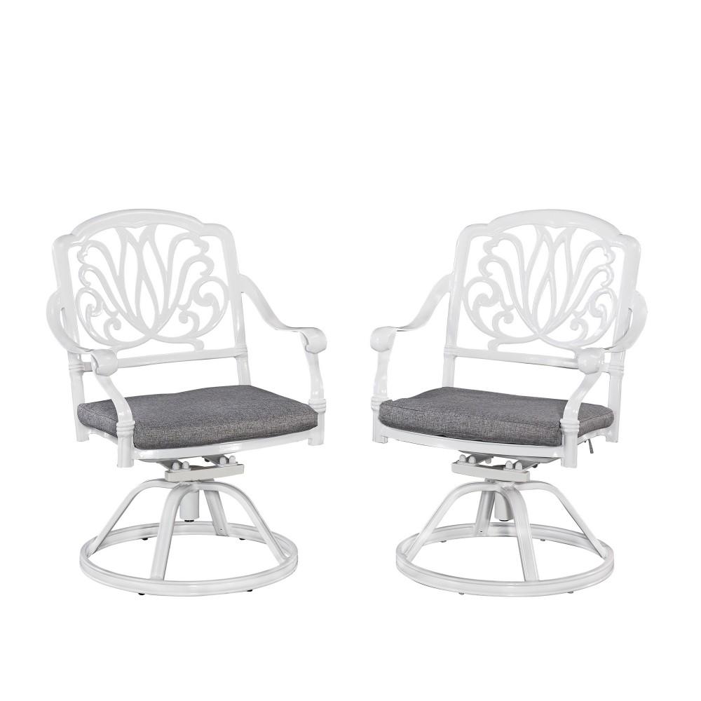 Homestyles Furniture - Capri White 5 Piece Dining Set - 6662-3258 veiw 3