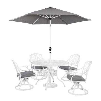 Homestyles Furniture - Capri White 6 Piece Dining Set - 6662-3256 veiw 1