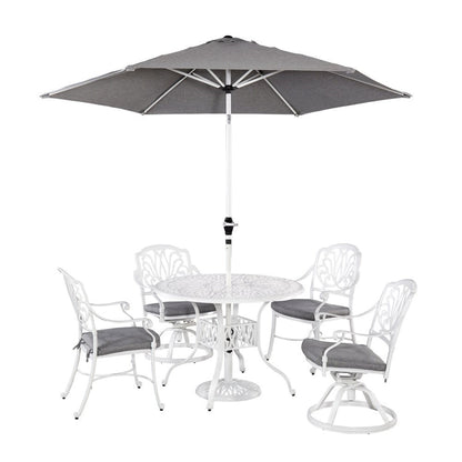 Homestyles Furniture - Capri White 6 Piece Dining Set - 6662-30586 veiw 1