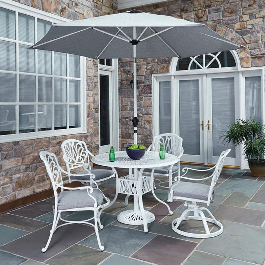 Homestyles Furniture - Capri White 6 Piece Dining Set - 6662-30586 veiw 2