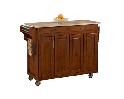 Homestyles Furniture - Create-a-Cart Brown Kitchen Cart - 9200-1061 veiw 1