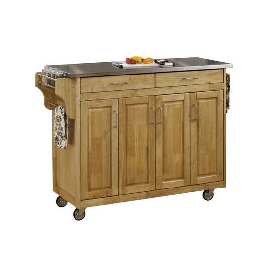 Homestyles Furniture - Create-a-Cart Brown Kitchen Cart - 9200-1012 veiw 1