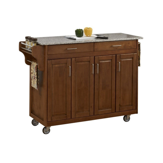 Homestyles Furniture - Create-a-Cart Brown Kitchen Cart - 9200-1063 veiw 1