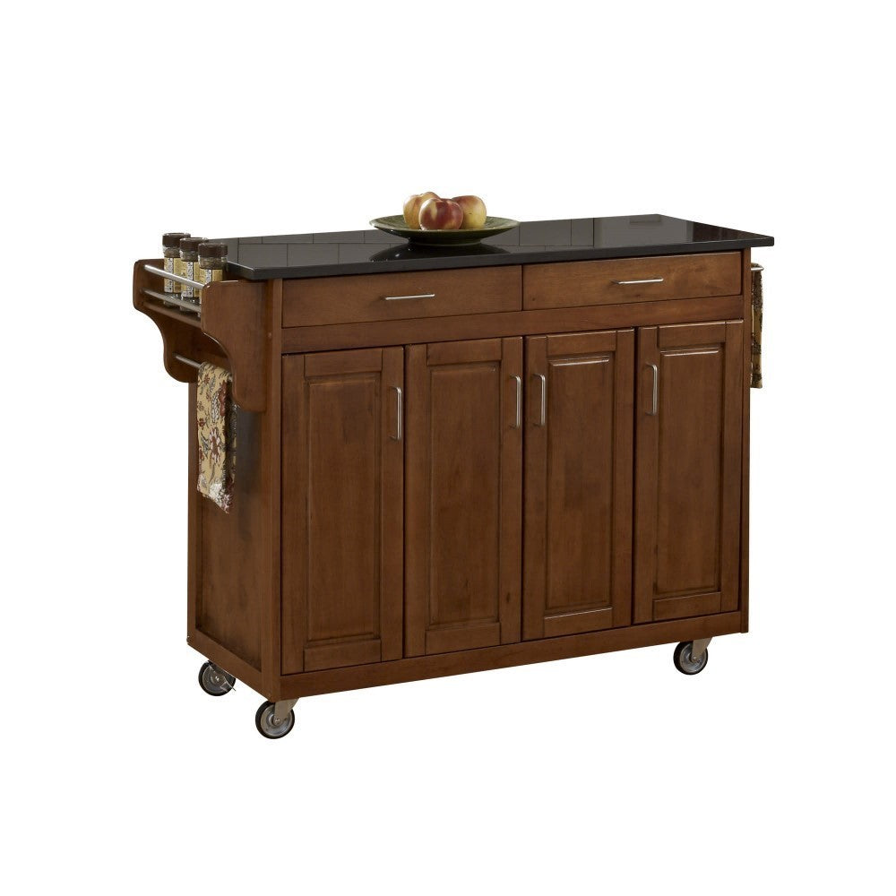 Homestyles Furniture - Create-a-Cart Brown Kitchen Cart - 9200-1064 veiw 1