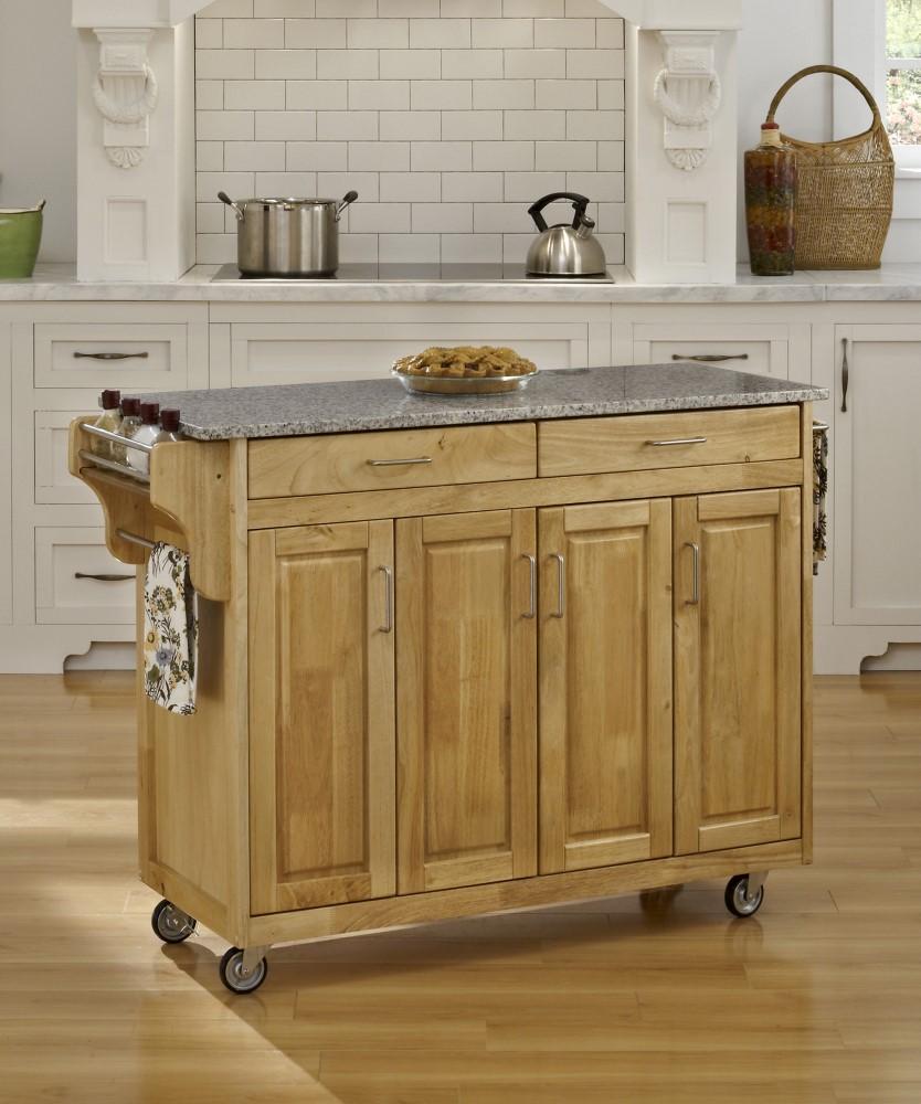 Homestyles Furniture - Create-a-Cart Brown Kitchen Cart - 9200-1013 veiw 2