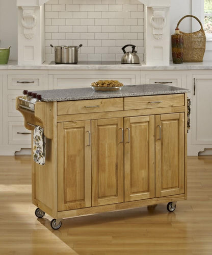 Homestyles Furniture - Create-a-Cart Brown Kitchen Cart - 9200-1013 veiw 2