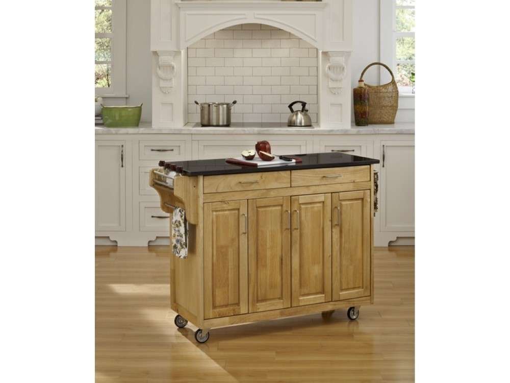 Homestyles Furniture - Create-a-Cart Brown Kitchen Cart - 9200-1014 veiw 2