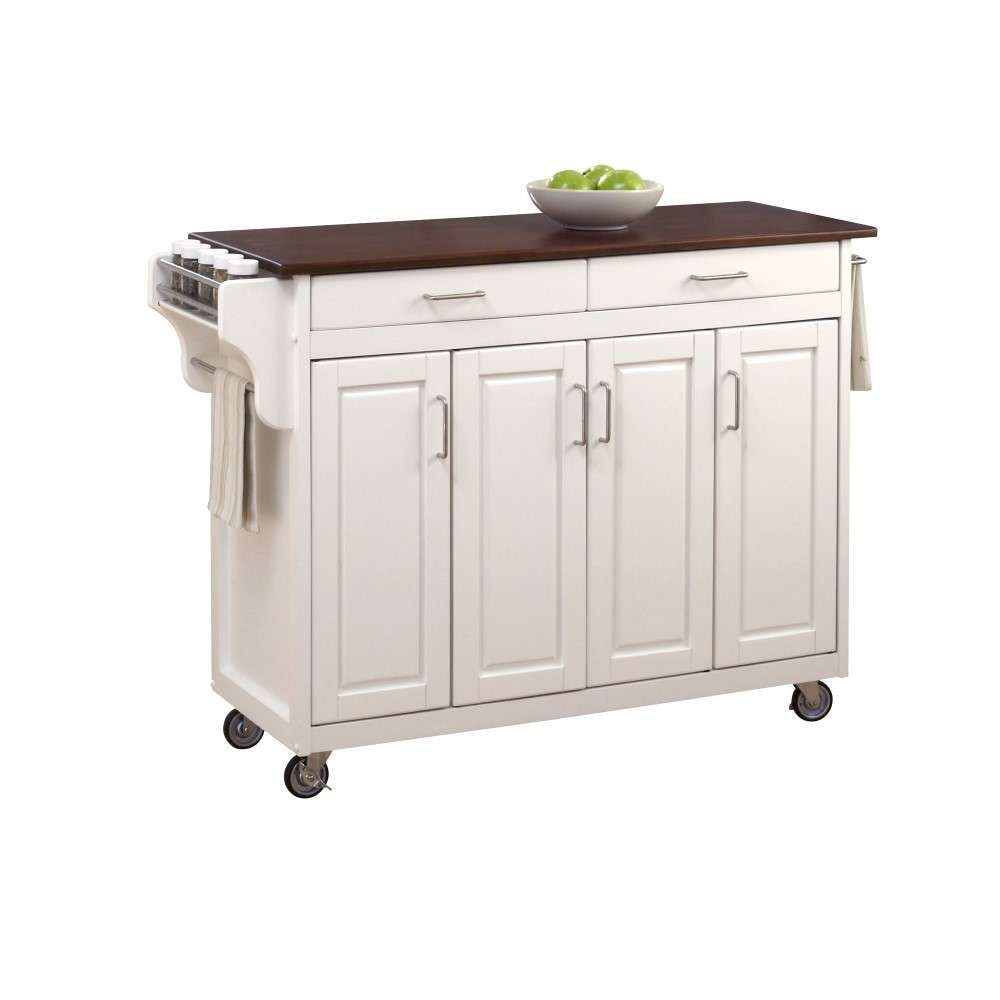 Homestyles Furniture - Create-a-Cart White Kitchen Cart - 9200-1024 veiw 1