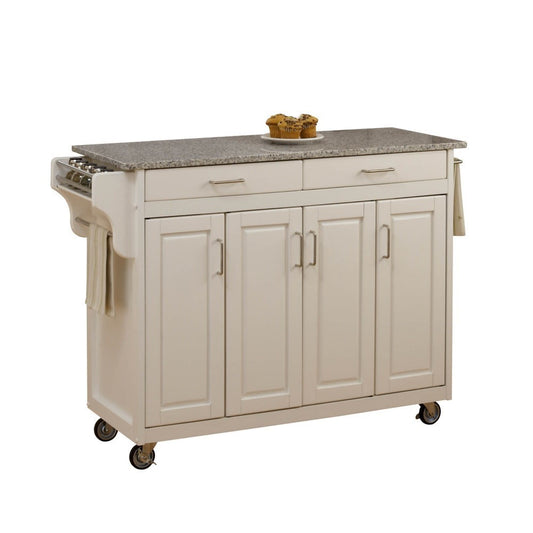 Homestyles Furniture - Create-a-Cart White Kitchen Cart - 9200-1023 veiw 1
