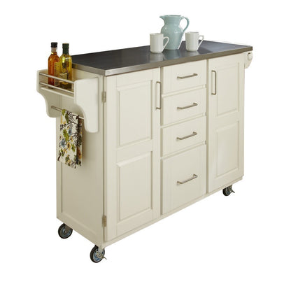 Homestyles Furniture - Create-a-Cart White Kitchen Cart - 9200-1022 veiw 1