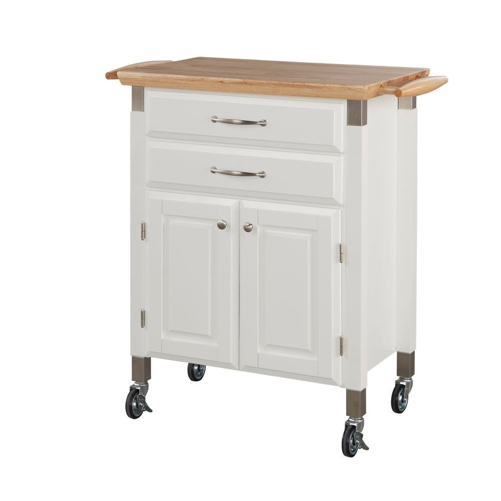 Homestyles Furniture - Dolly Madison White Kitchen Cart - 4509-95 veiw 1