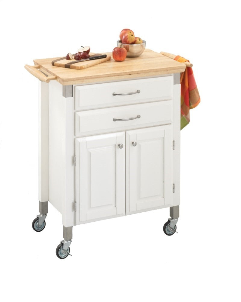 Homestyles Furniture - Dolly Madison White Kitchen Cart - 4509-95 veiw 2