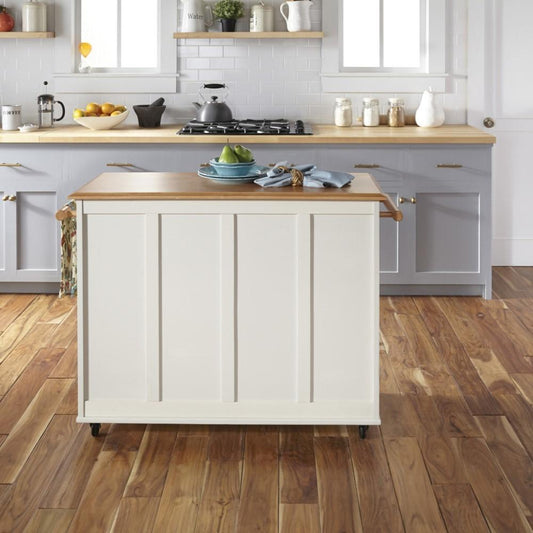 Homestyles Furniture - Dolly Madison White Kitchen Cart - 4529-95 veiw 2