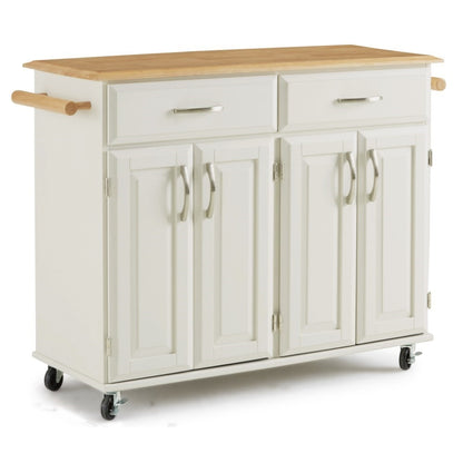 Homestyles Furniture - Dolly Madison White Kitchen Cart - 4529-95 veiw 3