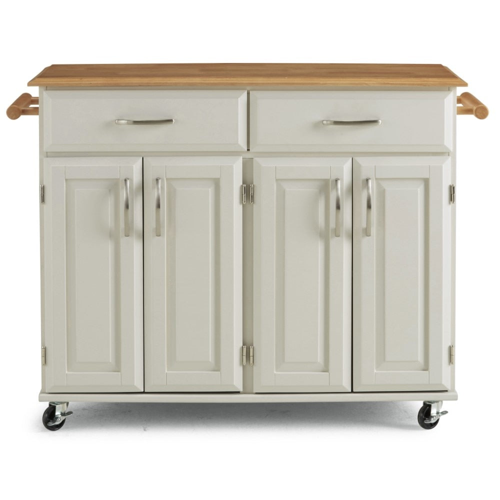 Homestyles Furniture - Dolly Madison White Kitchen Cart - 4529-95 veiw 5
