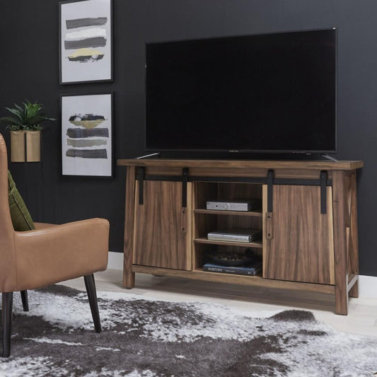 Homestyles Furniture - Forest Retreat Brown Entertainment Center - 5185-10 veiw 2