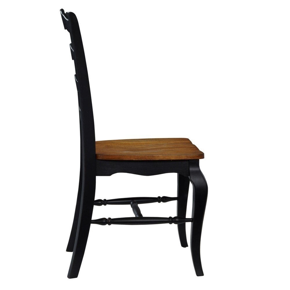 Homestyles Furniture - French Countryside Black Chair (Set of 2) - 5519-802 veiw 1
